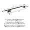 Amerock Esquire Brushed Nickel/Oil-Rubbed Bronze Contemporary 18 in 457 mm Towel Bar BH26614G10ORB - alternate 4