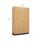 Diversified Spaces Tall Storage Cabinet, Oak Frame, 6 Shelves 353-4822K - alternate 4