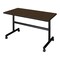 Regency Kobe Flip-Top Training Nesting Table, 48 in W, 24 in L, Neo Walnut MKFT4824NW - alternate 1