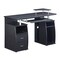 Homeroots 47" Espresso Wood Computer Desk With Two Drawers 723755 - alternate 1