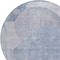 Homeroots 8' Sky Blue And Denim Blue Round Abstract Washable Indoor Outdoor Area Rug 615712 - alternate 6