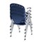 Regency Rico Classroom Training Stack Chair with Arms, Navy Blue, 4PK 306-NV-4PK - alternate 6