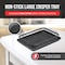 Bakken-Swiss 2-Piece Crisper Tray Set, Gray Marble Non-Stick, Basket Design for Crisp Chips and Bacon BAKCRIPGRY - alternate 4