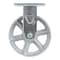 Vestil Semi Steel Rigid Caster 6 In. x 2 In. 1,200 Lb. Capacity Silver CST-VE-6X2MA-R - alternate 11