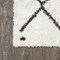 Jonathan Y Cami Moroccan Style Diamond Shag White/Gray 2 ft. x 8 ft. Runner Rug MOH410A-28 - alternate 5