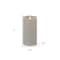 Homeroots 7" Gray Flameless Designer Candle 517683 - alternate 4