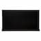 Homeroots 48in Black Sideboard with Two Glass Sliding Doors 401668 - alternate 3