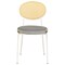 Leisuremod Euston Dining Chair with Velvet Seat and White Steel Frame in Grey ECW17GR - alternate 7
