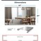 Fab Glass And Mirror Glassless Full Length Mirror Shatterproof Unbreakable Wall Mirror for Gym, Dance Studio, Home W GLM36x72GD - alternate 6