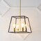 Jonathan Y Lloyd 15" 4-Light Farmhouse Industrial Iron LED Pendant, Black/Brass Gold JYL6510A - alternate 10