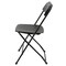 Elama 4 Piece Plastic Folding Chair in Black ELM-L003B - alternate 7