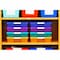 Storex Stack + Store Box Craft Organizer, Assorted Colors, 5-Pack 63202U05C - alternate 2