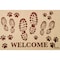 Floortex Door Mat, Nylon Fibres, 0.2 in Thick, Brown, 24 in W x 39 in L FR4WB2439BG - alternate 1