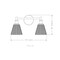 Z-Lite Auden Modern Gold 2 Light Vanity 7704-2V-MGLD - alternate 6