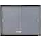 Quartet Enclosed Fabric Bulletin Board 36" x 48", 2 Door 2364S - alternate 1