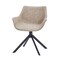 Leisuremod Markley Swivel Leather Dining Arm Chair with Iron Legs, 2PK ESCBL-26-TP2 - alternate 8