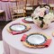 Smarty Had A Party 7.5" White w/Black Zebra Stripes Round Disposable Plastic Appetizer/Salad Plates (120 Plates), 120PK 947-B-CASE - alternate 1