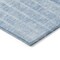 Homeroots 5' X 8' Denim Blue And Sky Blue Striped Washable Indoor Outdoor Area Rug 583065 - alternate 6