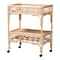 Bali & Pari Molina Natural Rattan Wine Cart 268-14701-ZORO - alternate 1
