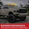 Recon Truck Accessories 99-02 RAM CAB ROOF LIGHTS SMOKE LENS BLACK BASE AMBER LED BULBS W/OUT WIRING (5PC) 264145BK - alternate 4