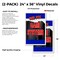 Signmission We Fix Game Systems, Vinyl Decals Only 24 Inch x 36 Inch, Vinyl Decal, 2PK DSB-2436-2PACK-We Fix Game Systems - alternate 2