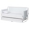 Baxton Studio Lucera Bobbin Daybed with Trundle, Twin, White 263-14373-14375-ZORO - alternate 6