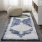 Jonathan Y Alhambra Ornate Medallion Modern Ivory/Navy 2 ft. x 10 ft. Runner Rug MDP400E-210 - alternate 1