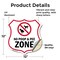 Signmission Dog Poop Shield Sign No Poop & Pee Zone, 12 Inch X 12 Inch, Vinyl Decal SHI-D-12-375 - alternate 4