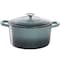 Crock-Pot Crock Pot Artisan 5 Quart Round Enameled Cast Iron Dutch Oven in Slate Gray 69140.02 - alternate 5