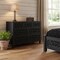 Homeroots 57" Black Solid Wood Seven Drawer Dresser 521236 - alternate 8