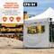 Ergodyne White Pop-Up Tent Mesh Window Sidewall - 10ft x 10ft 6195 - alternate 6
