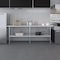 Amgood 24 in. x 84 in. Stainless Steel Table, Metal Utility Kitchen Prep Work Table, NSF AMG WT-2484-Z - alternate 5
