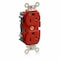 Leviton Duplex Straight Blade Receptacle, 5-20R, 20 A, 125V AC, 2 Pole, 3 Wire, Surface Mount M8300-SGR - alternate 1