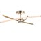 Jonathan Y Crucis 31.5" Modern Metal Integrated LED Semi Flush Mount, Gold JYL7031B - alternate 1