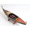 Homeroots 8" Black and Red Venetian Gondola Hand Painted Decorative Boat 401944 - alternate 7