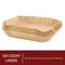 Megachef 125 Piece 8 Inch 5-8 Quart Square Air Fry Parchment Paper Liners 750123659M - alternate 5