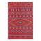 Homeroots 5' X 8' Red Geometric Indoor Outdoor Area Rug 555592 - alternate 6