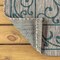 Jonathan Y Charleston Vintage Filigree Textured Weave Gray/Teal 2 ft. x 8 ft. Indoor/Outdoor Runner Rug SMB106E-28 - alternate 5