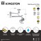 Kingston Brass Wall Mount Pot Filler Faucet, Brushed Brass KS5107RX - alternate 2