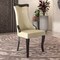 Leisuremod Novara Collection Modern Wooden Dining Chair in Off White Velvet NC20CRF - alternate 7