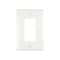 Pass & Seymour TradeMaster Wallplate, 5.06 in L, 3.31 in W, 1 -Gang, Nylon, White TPJ26W - alternate 2