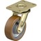 Blickle Swivel Plate Caster, PU, 6", 1650 lb., Caster Wheel/Tread Material: Cast Iron/Polyurethane LS-GB 150K-16 - alternate 1