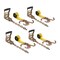 Mytee Products 2in CHAIN RATCHET STRAPS w RTJ TIE DOWN ROLL BACK TOW TRUCK CAR HAULER, 4PK RSRTJ28CEx4 - alternate 1