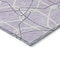 Homeroots 5' X 8' Lavender And Ivory Geometric Washable Indoor Outdoor Area Rug 613014 - alternate 4