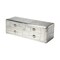 Homeroots 59in Silver Solid Wood Enclosed and Open Storage TV Stand 389233 - alternate 2