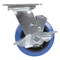 Vestil Elastic Rubber Swivel With Brake Caster 5 In. Diameter x 2 In. Width 550 lb Blue/Black CST-BB-5X2ER-SWB - alternate 5