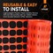 Xpose Safety Orange Safety Barrier Fence 4ft x100ft Heavy Duty 195 GSM SFO-HVY-4100-X - alternate 5