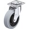Blickle Swvl Plt Cstr, Solid Rbbr, 6-5/16", 660 lb. LE-POEV 160KA-14-SG - alternate 1