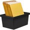 Storex Medium Classroom Storage Bin, Black 61429U06C - alternate 3