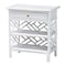 Bali & Pari Tiaret Natural Rattan Nightstand, White 259-14193-ZORO - alternate 1